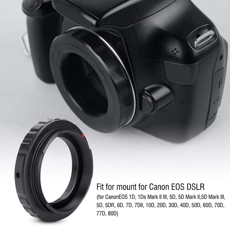 ASHATA T2 / T Mount Aluminium Lens Adapter Ring for