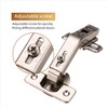 Furniware Pack of 2 Hinges, 135 Degree Corner Folding, Curved