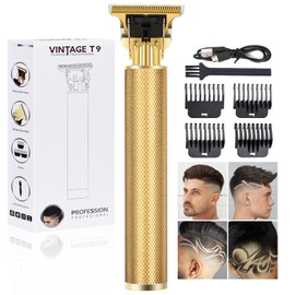 YOGINGO YOGINGO Professional Beard Trimmer for Men, Cordless Rechargeable Hair Trimmer for Men,T-Blade Hair Clippers,Hair Cutting Kit with Guide Combs, Gifts for Men