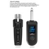 Dytabepl XLR Microphone Wireless Transmitter Receiver, UHF Wireless XLR Transmitter