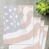 American Flag Patriotic Letter Papers - Set of 25, American