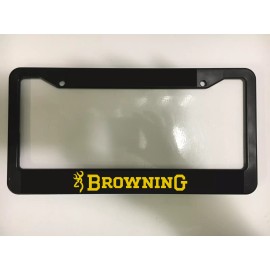 Browning Firearms hunting Camp Ammo Deer Country  License Plate Frame