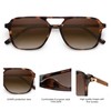 SOJOS Retro Aviator Sunglasses Womens Mens,Trendy Rectangle Shades SJ2202 |