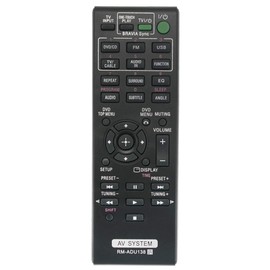 ZdalaMit RM-ADU138 Replacement Remote Control Applicable for Sony AV System DAV-TZ140 HBD-TZ130 HBD-TZ140