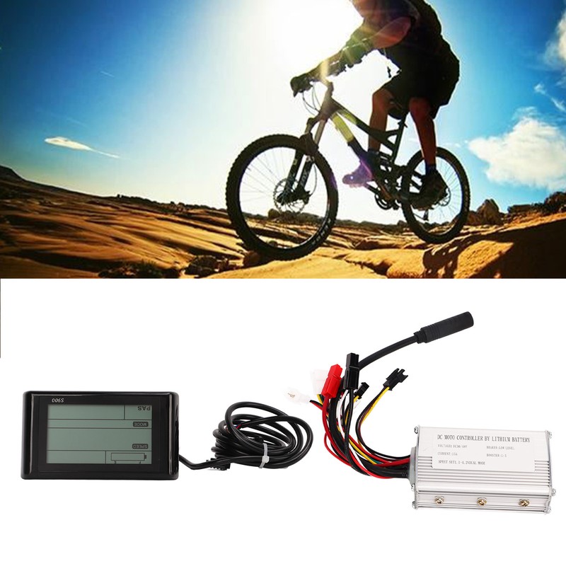 Electric Bicycle Controller Kit 15A Controller S900 Display Meter Thumb