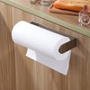 ZUNTO Adhesive Paper Towel Holder, Under Cabinet Paper Towel Rack