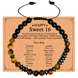 Dczosily Sweet 16 Birthday Gifts,I Love You Morse Code Bracelets for Women,Birthday Gift for Women,Friendship Bracelets,Bestie Bracelets, Unique Gift for Friends Bestie Sister Daughter Mom Niece on Birthday Christmas Stocking Stuffers for Woman (i love u