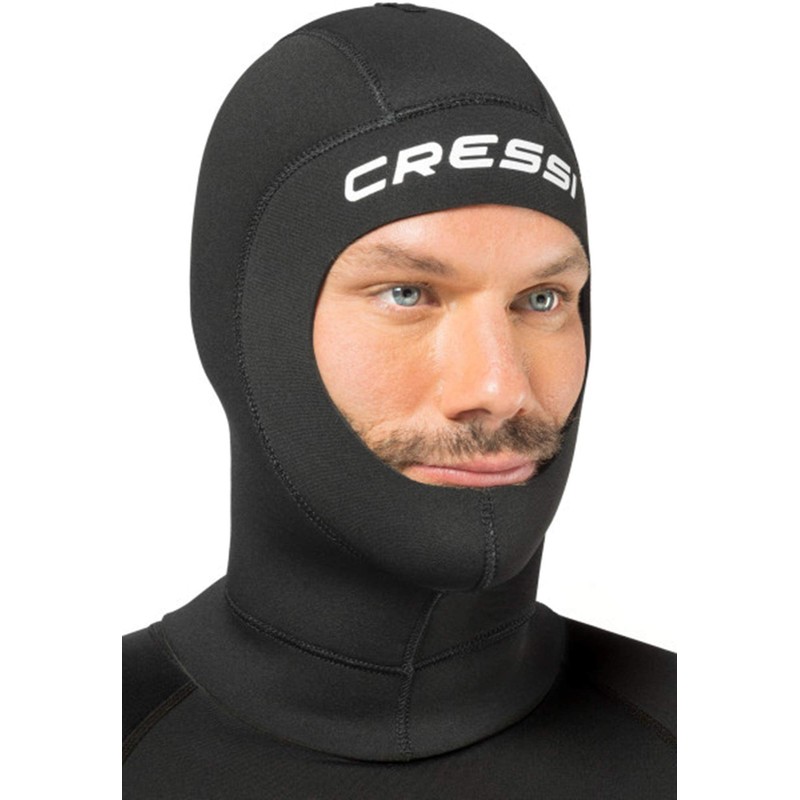 Cressi Solo Hood 5mm Neoprene Hood Medium Black