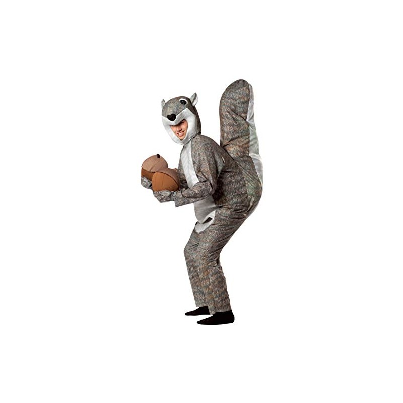 Rasta Imposta Squirrel Costume, Gray, One Size