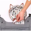 Infantino Cuddle-up Ergonomic Hoodie Baby Carrier, 2-Position, 12-40lb, Gray Fox