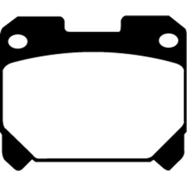EBC for 93-98 Toyota Supra 3.0 Twin Turbo Redstuff Rear Brake Pads