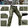 Hiwise Men's Stretch Tactical Pants Water Resistant Ripstop Cargo Pants