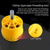 7 pieces of PVC pipe threading tool, equipped with 1/2
