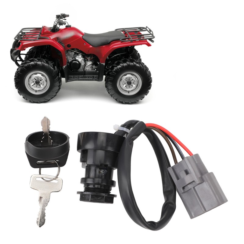 ATV Ignition Key Switch 3 Wire Stable Performance Ignition Starter
