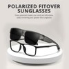 LVIOE Polarized Sunglasses Fit Over Glasses for Women Men, Wrap