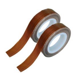 ZAYOIZY 2-Rolls Drawer Slide Tapes, Low Friction Tape, Slippery Woven Glide Tape, 1/2Inch x 33Feet Wear-Resistant Sliding Tape for Reducing Drag and Noise,for Wood Dresser Drawer/Cabinet/Desk, Brown