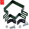 Corner clamp, fence clamp, struts, mesh fence, 90 degrees, for