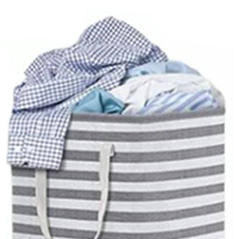 2 Pcs Laundry Basket 75 Litres Waterproof Lining Dirty Clothes