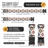 ECZOIL 2 x Adjustable Luggage Strap, Including Suitcase Strap with