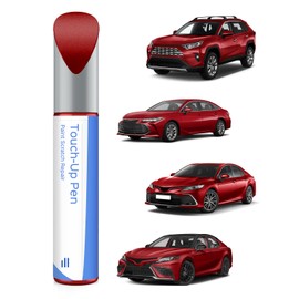 PARTS4EV 3T3 Ruby Flare Pearl Touch Up Paint Compatible with Toyota Exact Match Chips and Nicks Touch Up