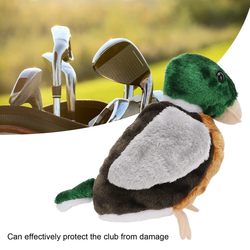 Restokki Plush Cloth Golf Club Head Cover Creative Animal Duck