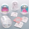 Baker Ross AT168 Colouring Snow Globe, Pack of 4, Arts