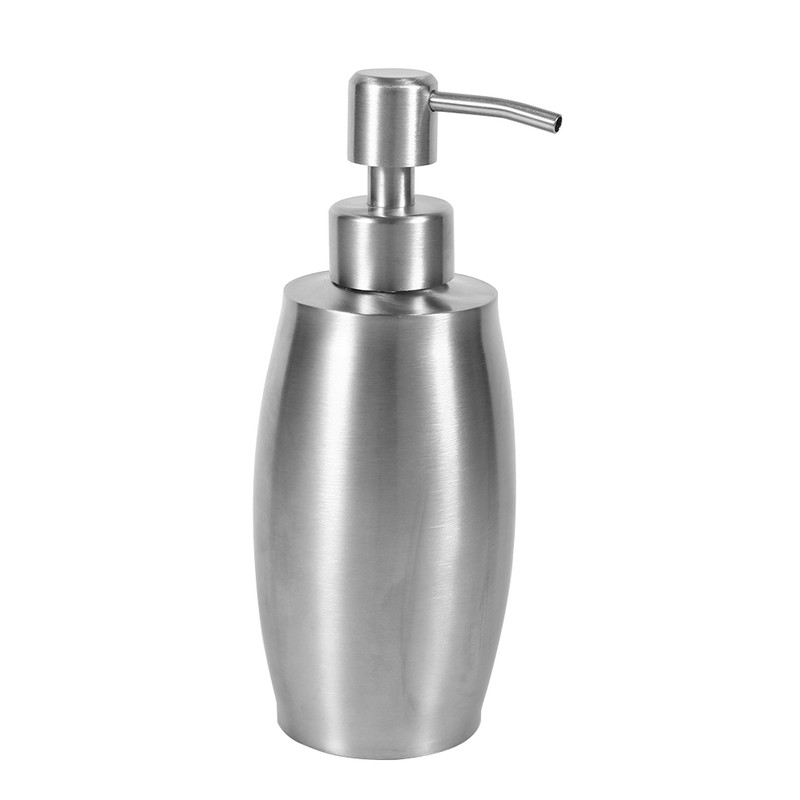 1pc 304 Stainless Steel Bathroom Shampoo Shower Pump Lotion Dispenser