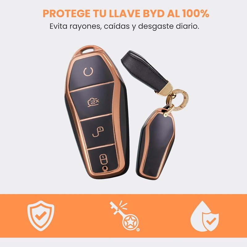 Funda para Llave BYD - Protector de Llave Compatible con