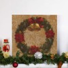 Renditions Gallery Poinsettia & Bells Wreath Wall Art, Christmas &