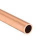 sourcing map Copper Round Tube 9mm OD 1mm Wall Thickness