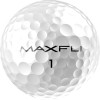 Maxfli StraightFli 2025 Golf Balls Gloss White/Yellow & Matte Orange/Green