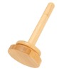 Wooden Yarn Holder Smoothing Sturdy Stable Base Easy Operation Detachable