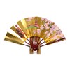 Hasegawa Kyoto Fan, Decorative Fan, Black Dyed Bone Fan Stand,
