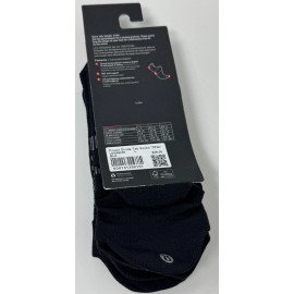 Lululemon Power Stride Tab Socks 3 Pack Men's  L Black   Workout Gym