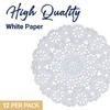 Royal Consumer Medallion Lace Round Paper Doilies, 10-Inch, Pack of