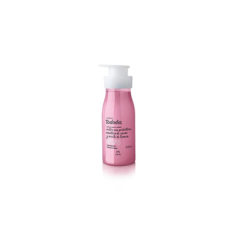 Crema Hidratante Corporal Frambuesa Y Pimienta Rosa Tododia Natura