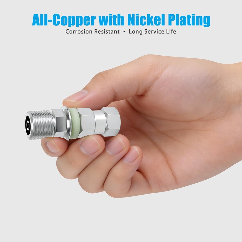 1 Pack Heavy Duty SO-239 Stub Mount Connector, CB Antenna
