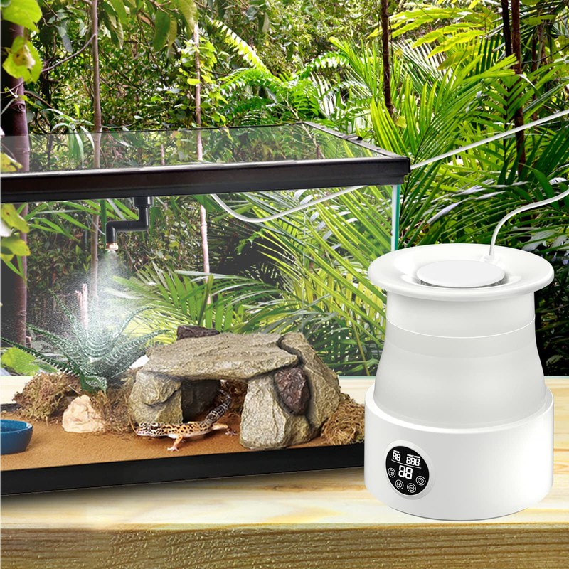 5L Foldable Automatic Reptile Mister with Timer, Fogger System with