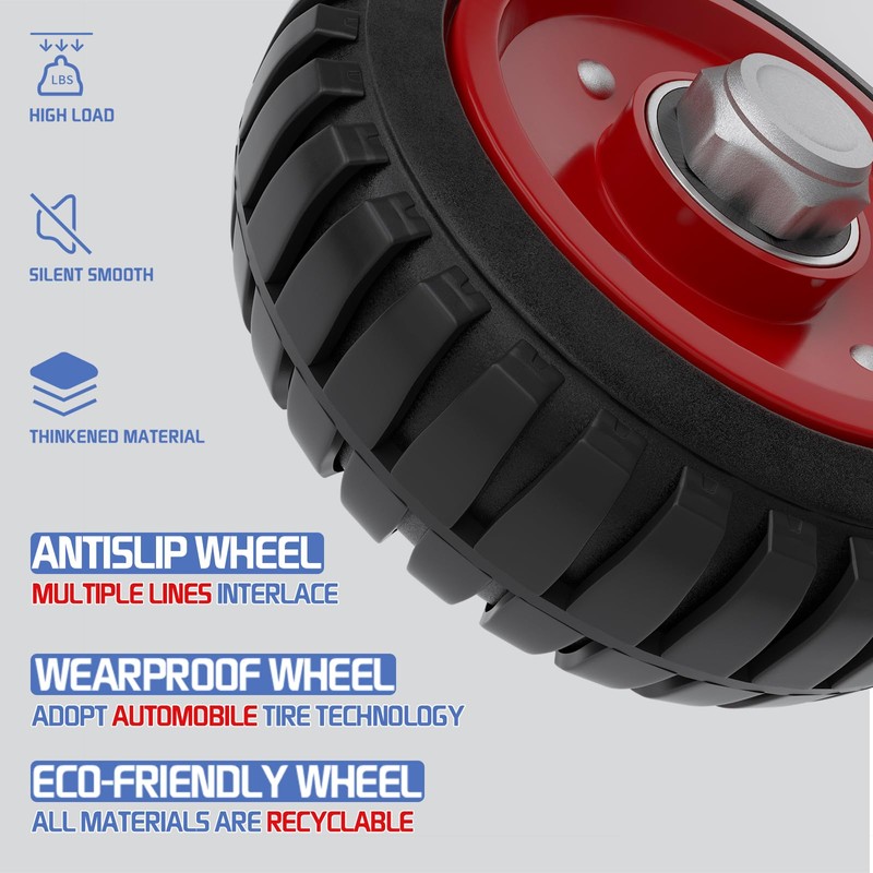 USCaster Rolling Gate Wheel,Sliding Gate Casters for Chain Link Gates