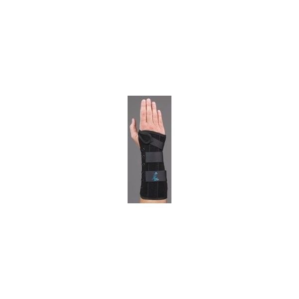 MedSpec ASO Wrist Lacer Splint (10 1/2") (Medium - Right - Black)