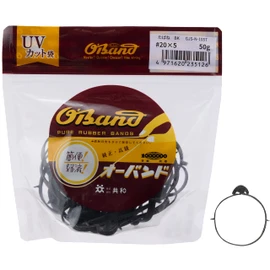 Rubber Band, O-Band Tobane #20 < 1.8 oz (50 g) Transparent Bag, Black, Small Volume, Packaging, Rubber Band, Kyowa, Hook and Bundle, Electrical Wire, Cords, Gardening, Agricultural Material, Posts, Binding