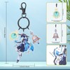 UTIEHD Genshin Impact Character keychain set, 3pcs Acrylic Figure Keychains
