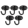 5Pcs Heavy Duty Fixed Pad Eye Plate Thickened Black 304