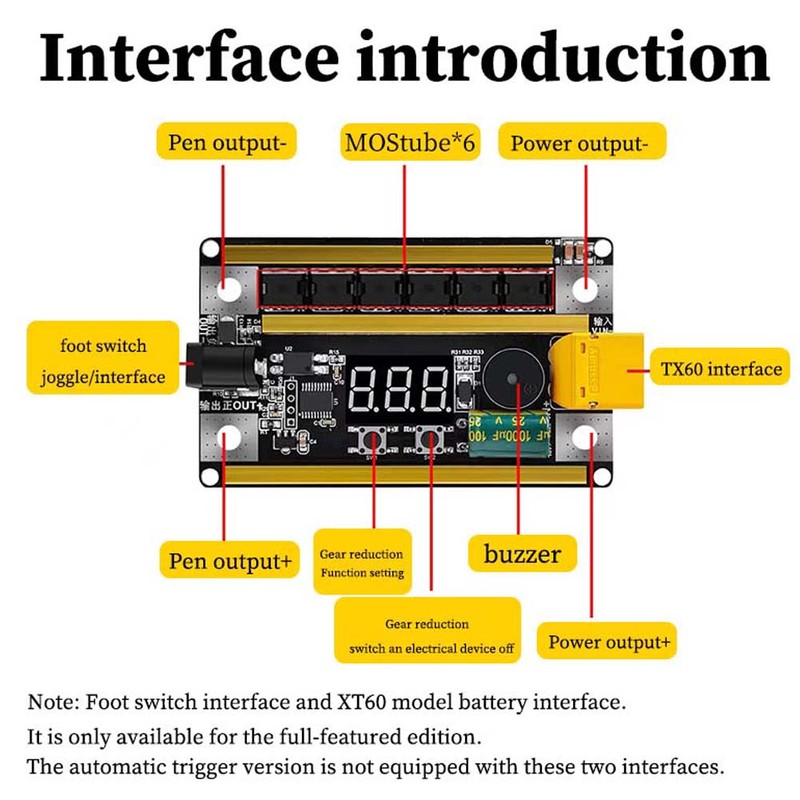 99 Gears of Power Adjustable Mini Spots Welding Machine Control