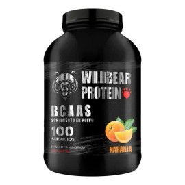 Aminoacidos Pre Entreno Bcaas Wild Beard 1kg Sabores 100ser Sabor Naranja                                                                             