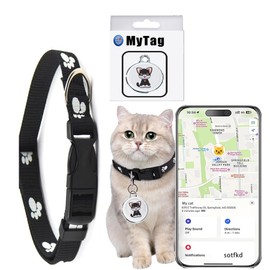 Cat Tracker Collar-Cat GPS Tracker-GPS Tracker for Cats| Dual-System Tracker | Android and iOS Universal | No Monthly Fee | Waterproof | Works with Any Collar