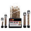 Performance Tool W9012 63pc Titanium Drill Bit Set