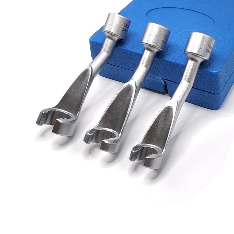 JEUCLEL 3PCS 14mm 17mm 19mm 1/2" Dr. Common Rail Injection