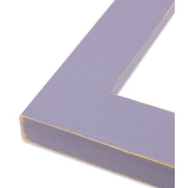 The Rusty Roof-12x12- Distressed Everly French Lilac - Solid Wood- Handmade Wooden Frame