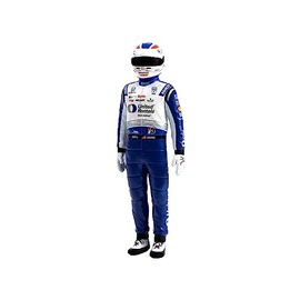NTT IndyCar Series #15 Graham Rahal Driver Figure United Rentals - Rahal Letterman Lanigan Racing for 1/18 Scale Models by Greenlight 11302